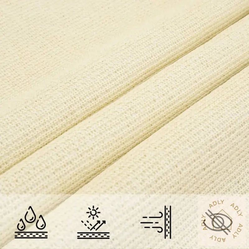 Solseil 160 G/M² Kremhvit 5X5X6 M Hdpe