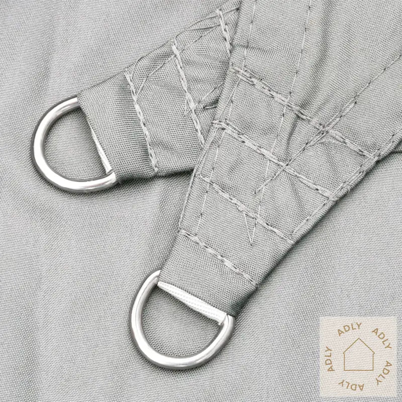 Solseil Lysegrå 4X4X5,8 M 100% Polyester Oxford