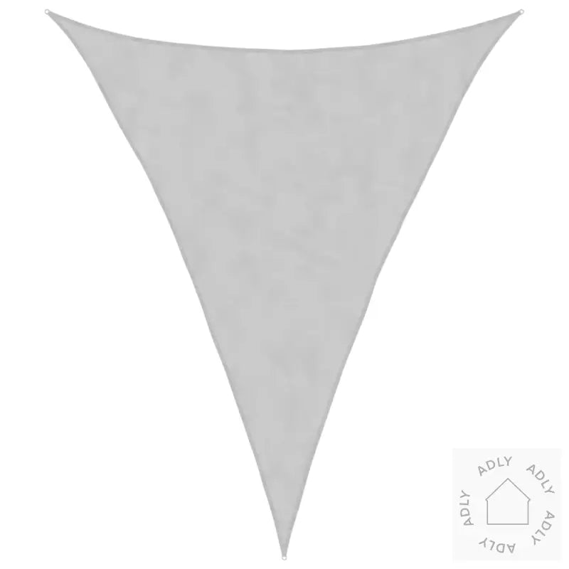 Solseil Lysegrå 3X4X4 M 100% Polyester Oxford