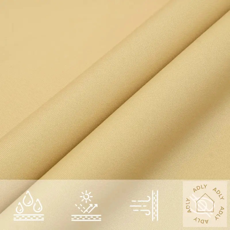 Solseil Sand 3,5X3,5X4,9 M 100% Polyester Oxford
