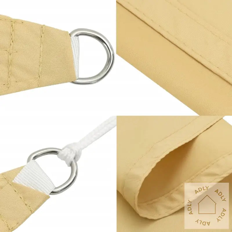 Solseil Sand 3,5X3,5X4,9 M 100% Polyester Oxford