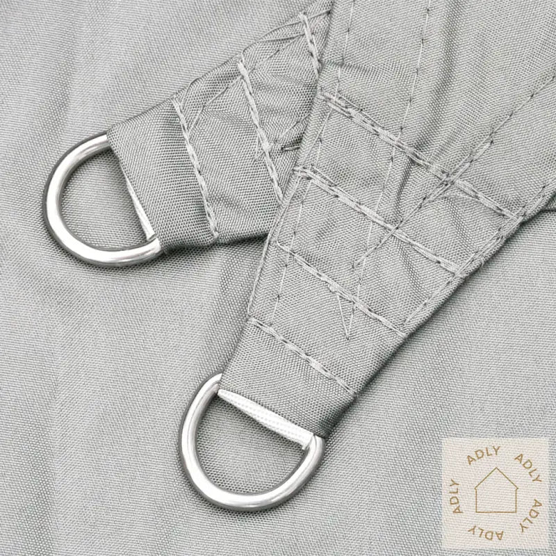 Solseil Lysegrå 2,5X2,5X3,5 M 100% Polyester Oxford