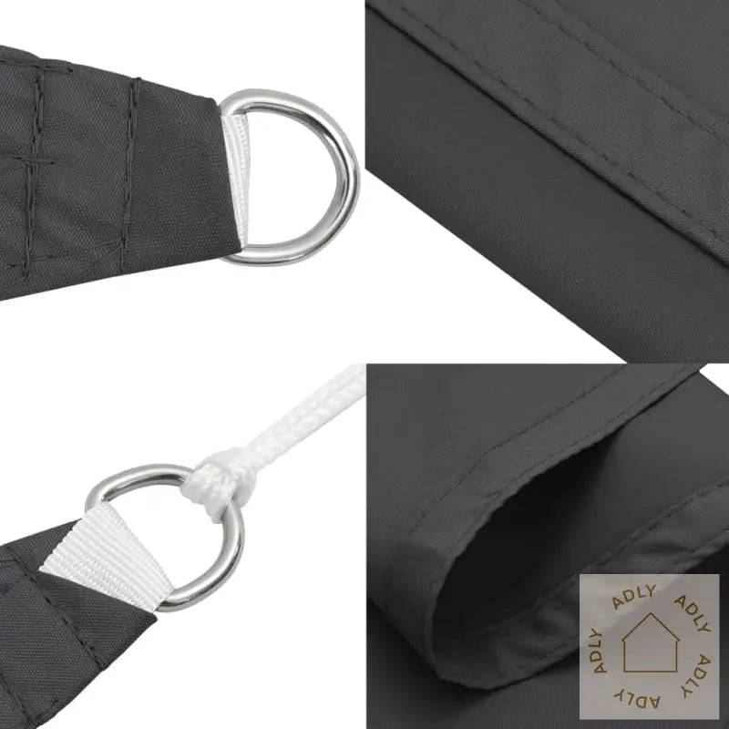 Solseil Lysegrå 2X2X2 M 100% Polyester Oxford