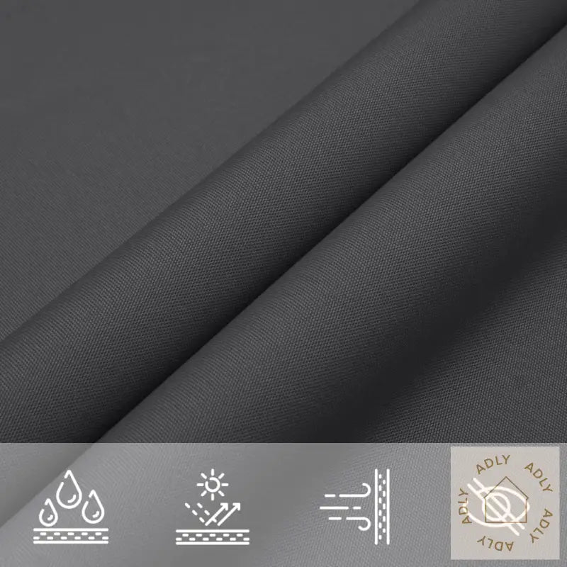 Solseil Lysegrå 2X2X2 M 100% Polyester Oxford