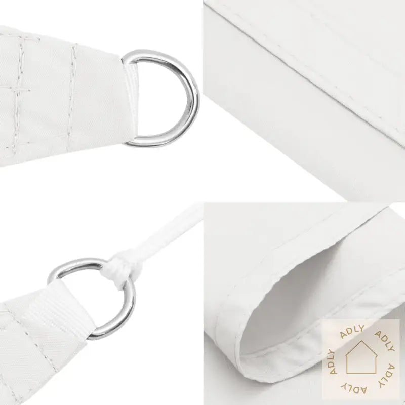 Solseil Oxfordstoff Kvadratisk 2,5X2,5 M Hvit