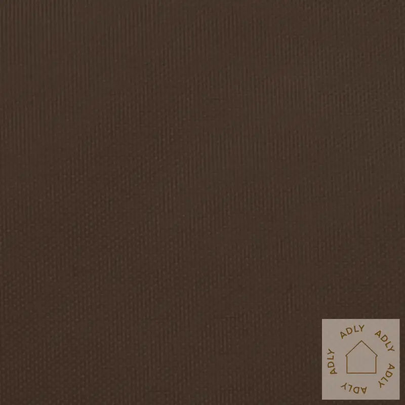 Solseil Oxfordstoff Trapesformet 2/4X3 M Brun