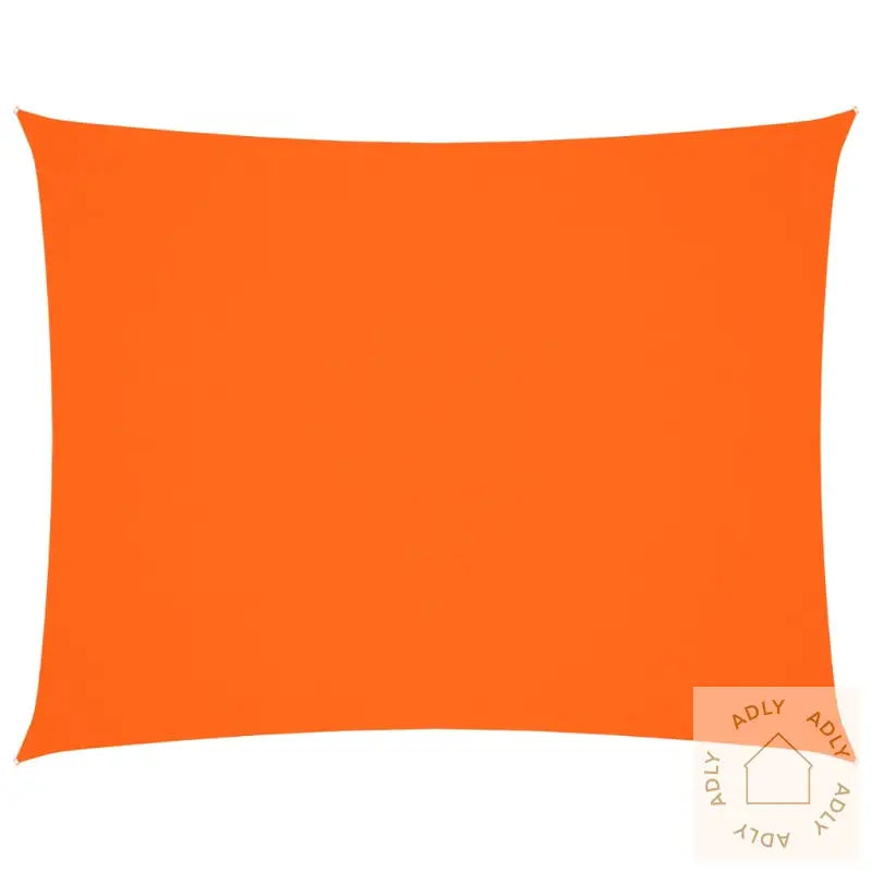 Solseil Oxfordstoff Rektangulær 5X7 M Oransje