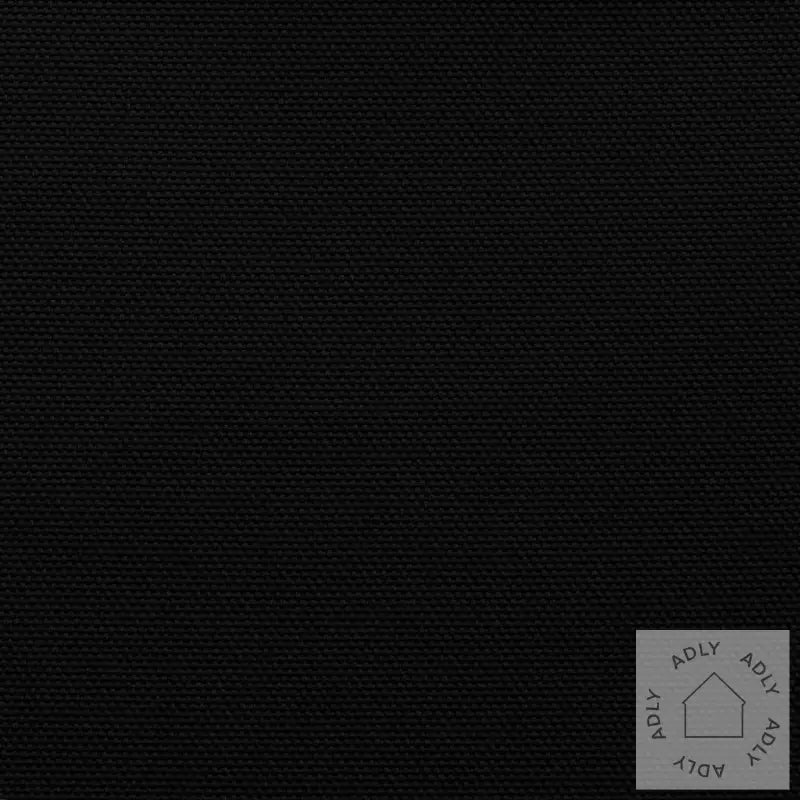 Solseil Oxfordstoff Rektangulær 2,5X4,5 M Svart