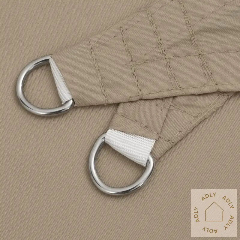 Solseil Oxfordstoff Rektangulær 2,5X4,5 M Gråbrun