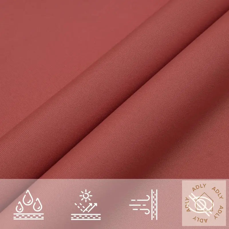 Solseil Oxfordstoff Rektangulær 3X4 M Terrakotta