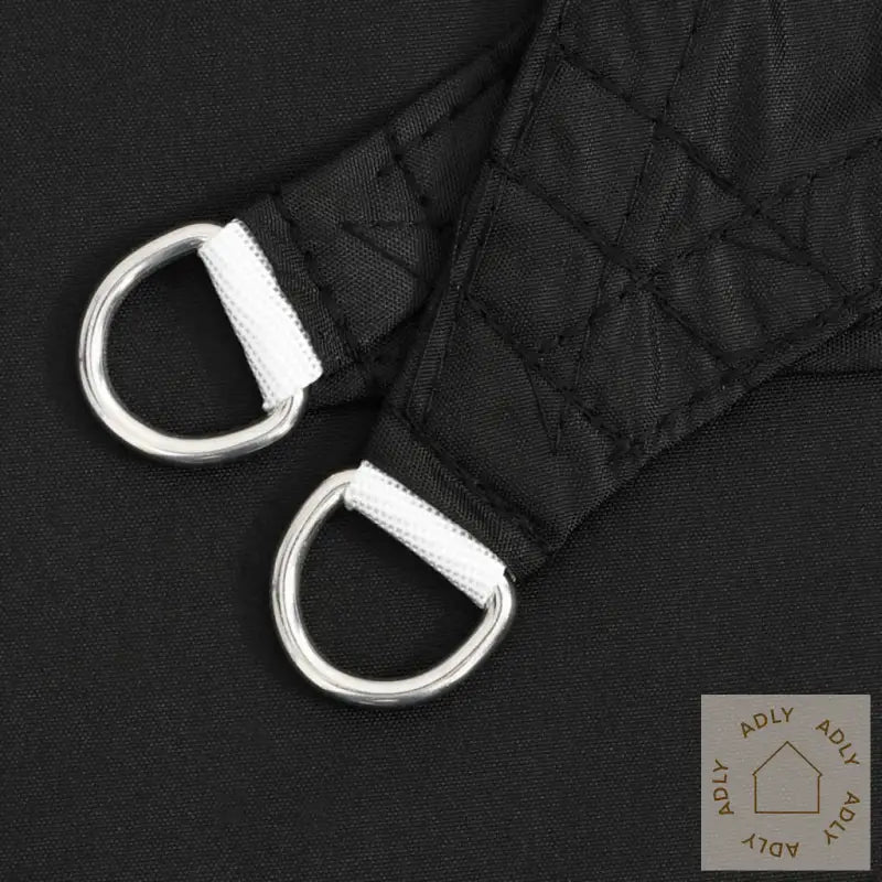 Solseil Oxfordstoff Trekantet 4X4X4 M Svart