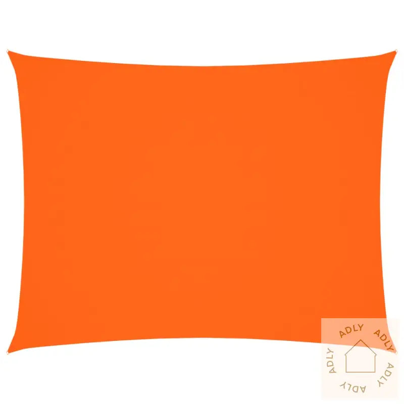 Solseil Oxfordstoff Rektangulær 6X8 M Oransje