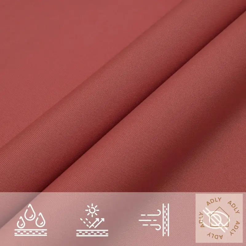 Solseil Oxfordstoff Trekantet 6X6X6 M Terrakotta