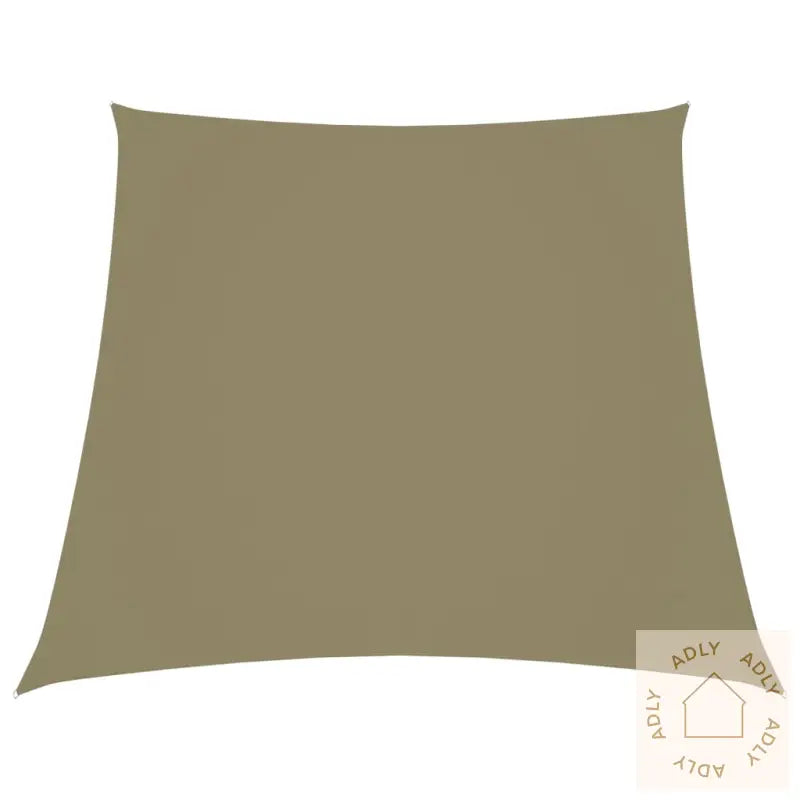 Solseil Oxfordstoff Trapesformet 2/4X3 M Beige