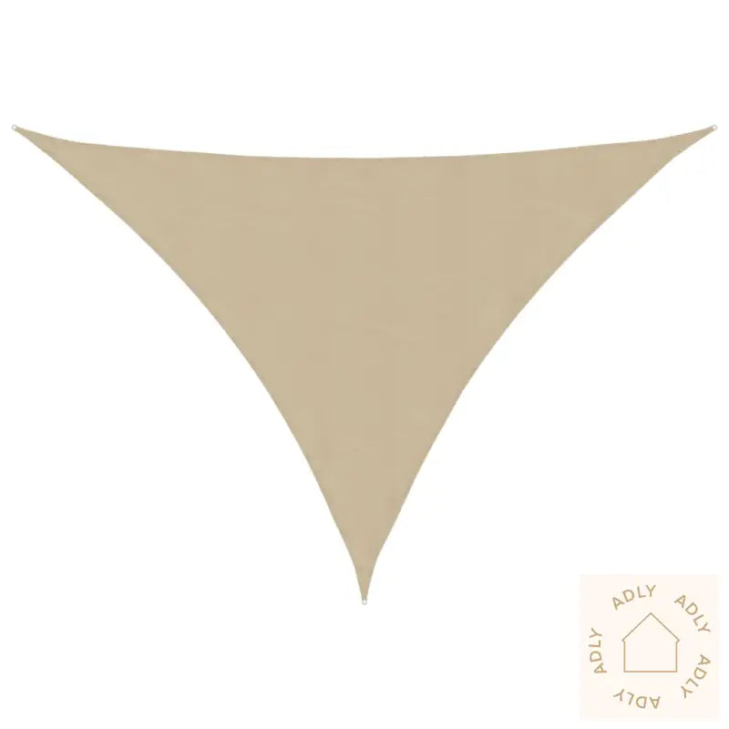 Solseil Oxfordstoff Trekantet 5X6X6 M Beige