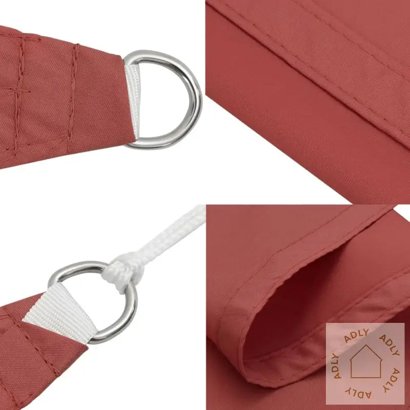 Solseil Oxfordstoff Trekantet 2,5X2,5X3,5 M Terrakotta