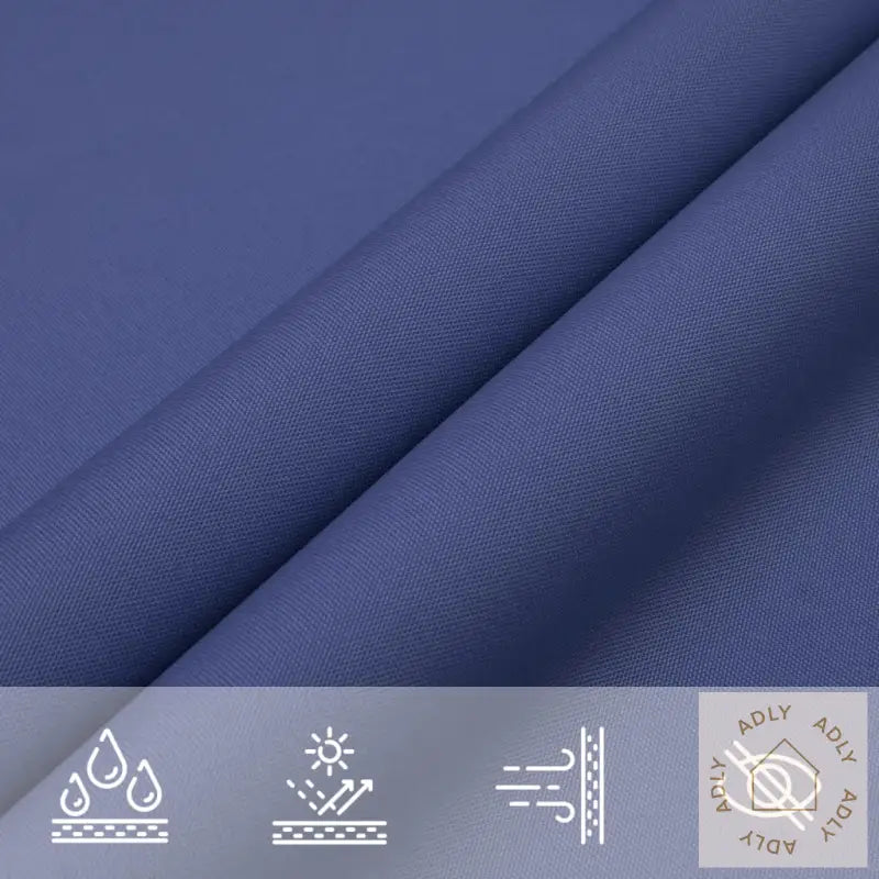 Solseil Oxfordstoff Rektangulær 2,5X4 M Blå