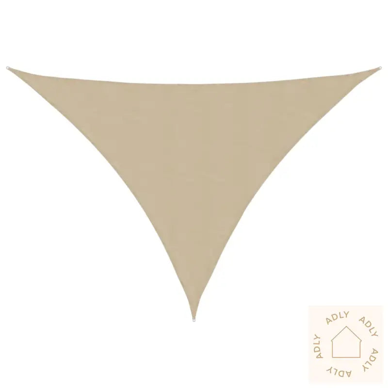Solseil Oxfordstoff Trekantet 4X5X6,4 M Beige