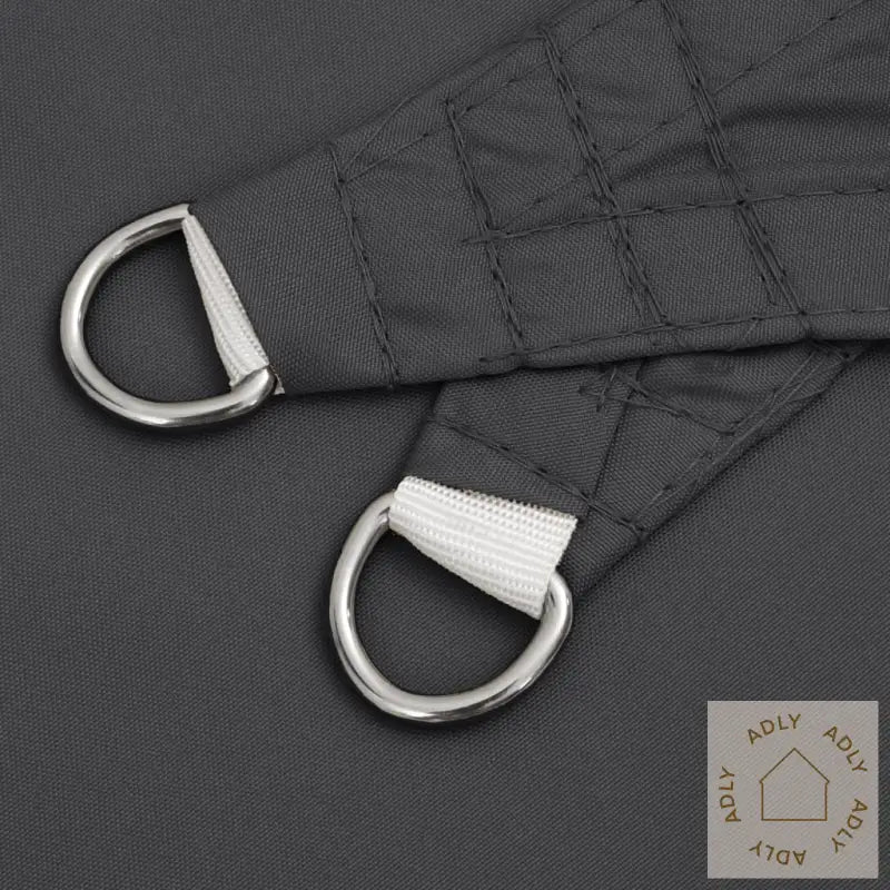 Solseil Oxfordstoff Trekantet 4X4X4 M Antrasitt