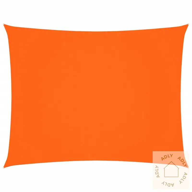 Solseil Oxfordstoff Rektangulær 6X7 M Oransje