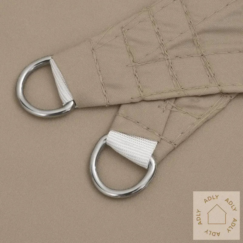 Solseil Oxfordstoff Rektangulær 3X5 M Gråbrun