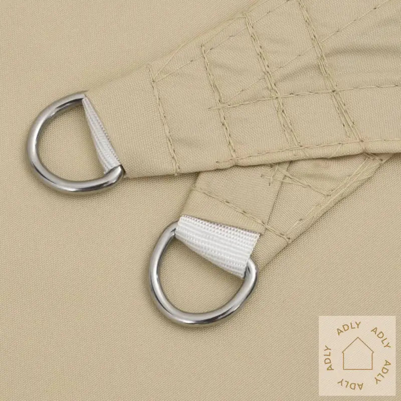 Solseil Oxfordstoff Trekantet 3X4X5 M Beige