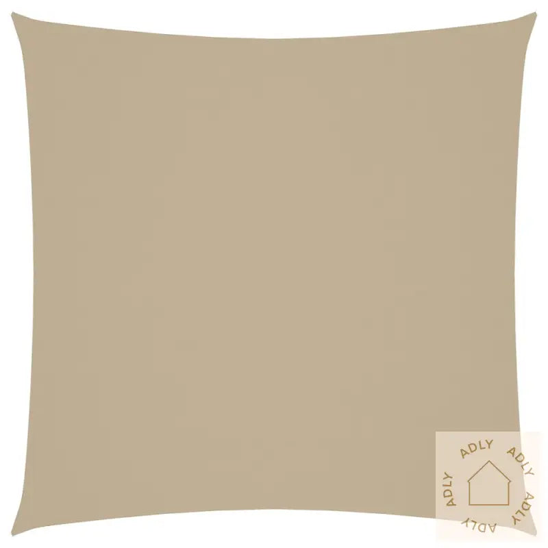 Solseil Oxfordstoff Firkantet 7X7 M Beige