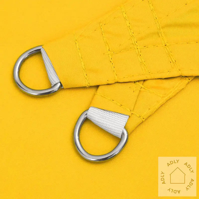 Solseil Oxfordstoff Trekantet 3,6X3,6X3,6 M Gul