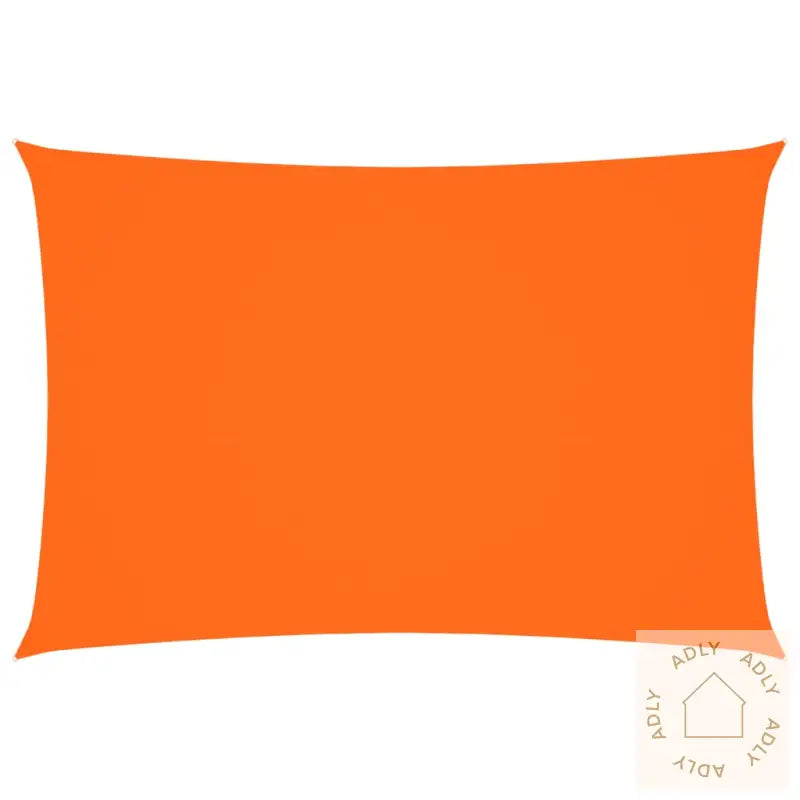 Solseil Oxfordstoff Rektangulær 3X5 M Oransje
