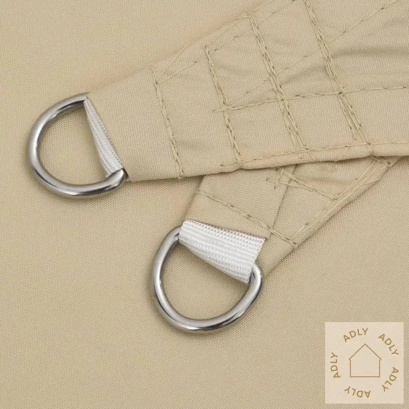 Solseil Oxfordstoff Trekantet 4X4X5,8 M Beige