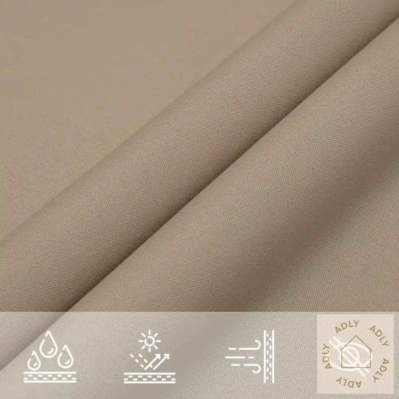 Solseil Oxfordstoff Kvadratisk 4,5X4,5 M Gråbrun