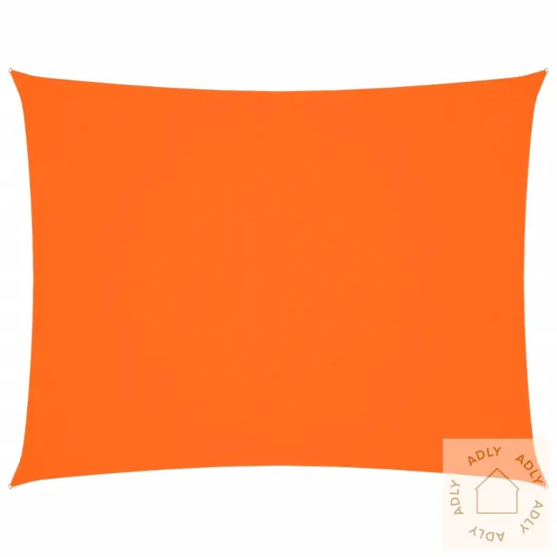 Solseil Oxfordstoff Rektangulær 2,5X4 M Oransje
