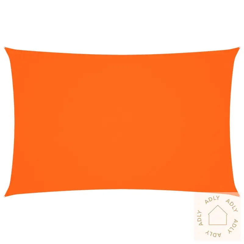 Solseil Oxfordstoff Rektangulær 5X8 M Oransje