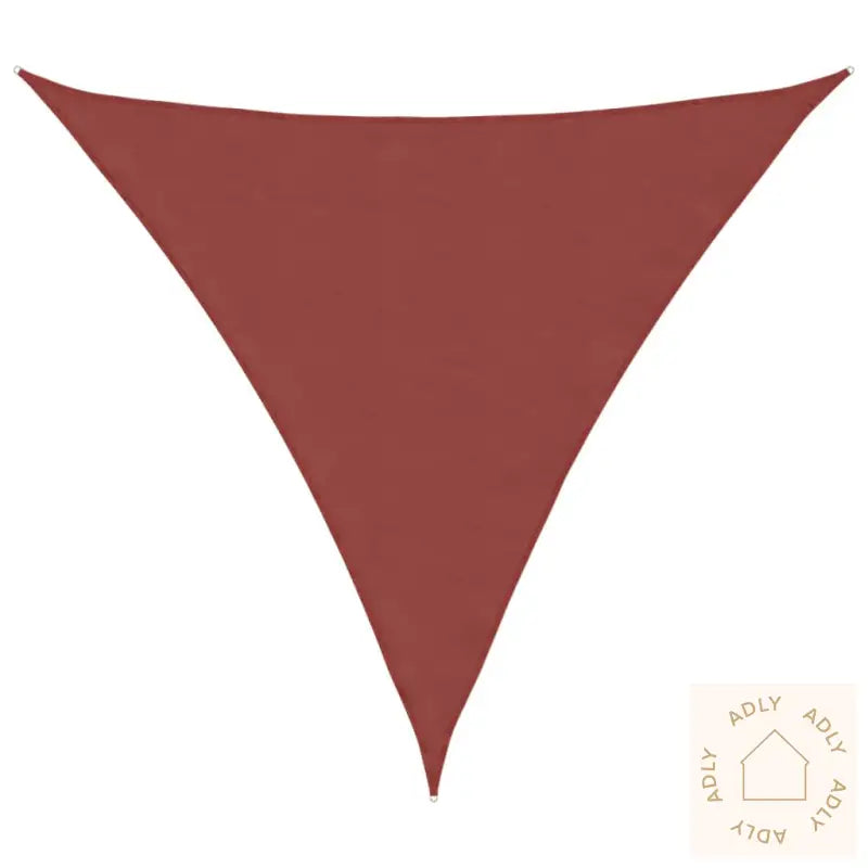 Solseil Oxfordstoff Trekantet 4,5X4,5X4,5 M Terrakotta