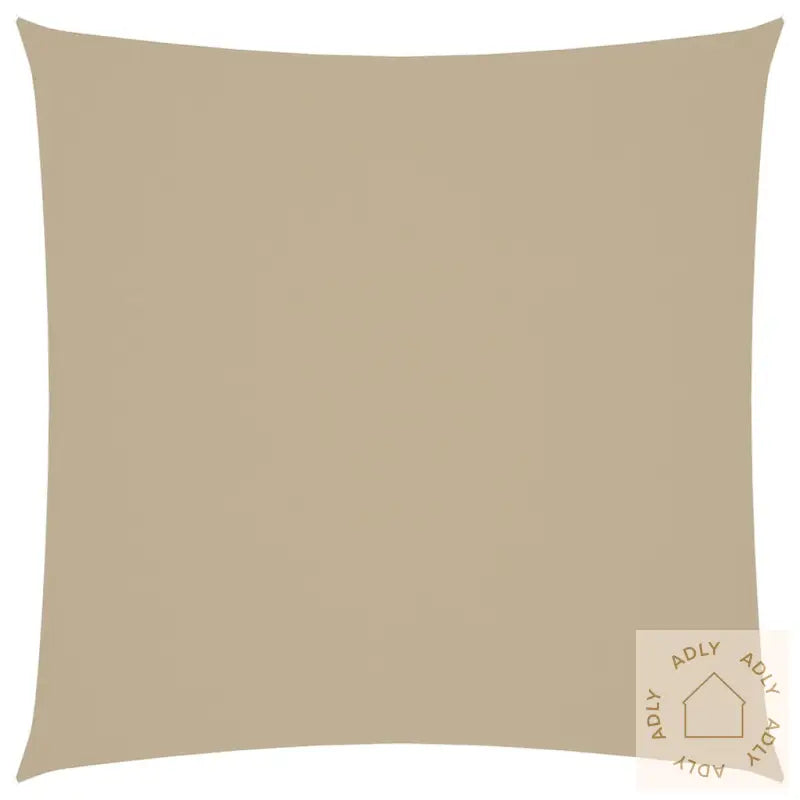 Solseil Oxfordstoff Kvadratisk 2,5X2,5 M Beige