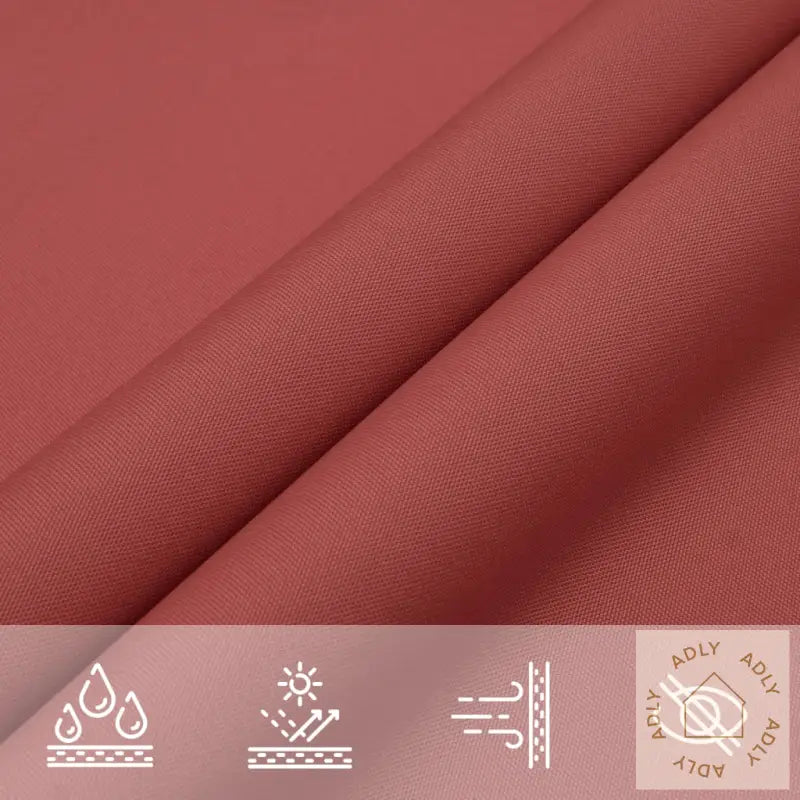 Solseil Oxfordstoff Trekantet 3,5X3,5X4,9 M Terrakotta