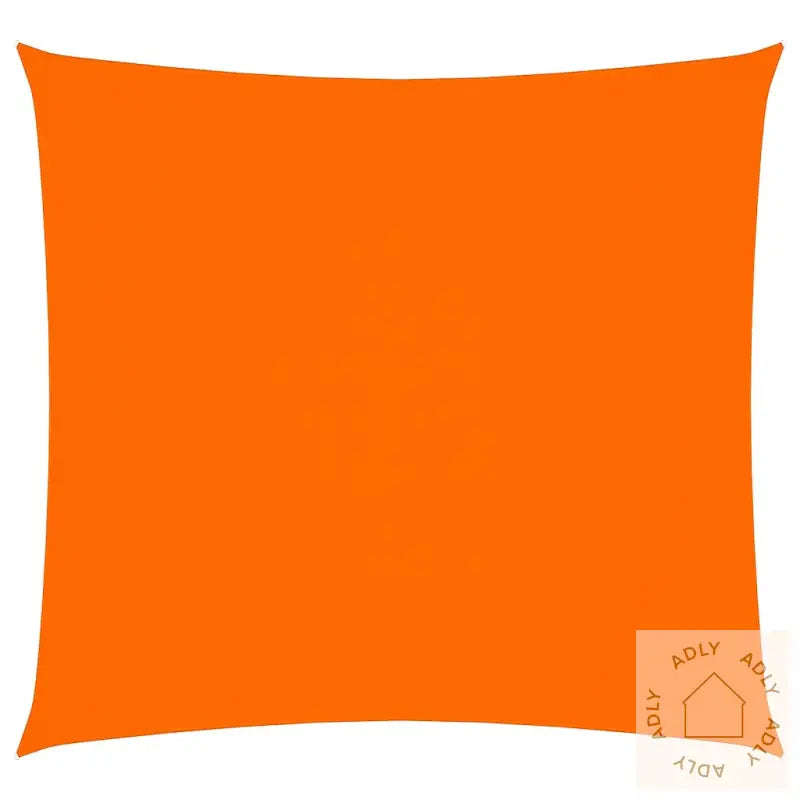 Solseil Oxfordstoff Kvadratisk 2,5X2,5 M Oransje