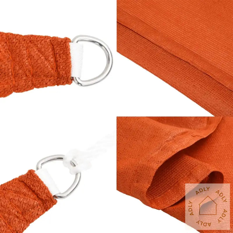 Solseil 160 G/M² Rektangulær Oransje 4X5 M Hdpe