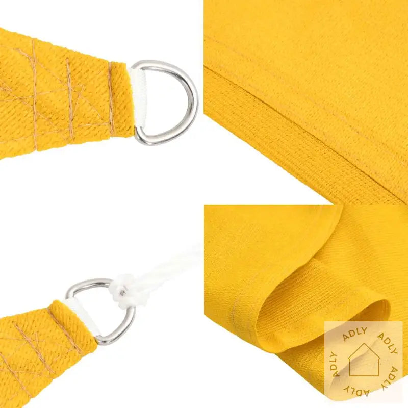 Solseil 160 G/M² Rektangulær Gul 5X8 M Hdpe