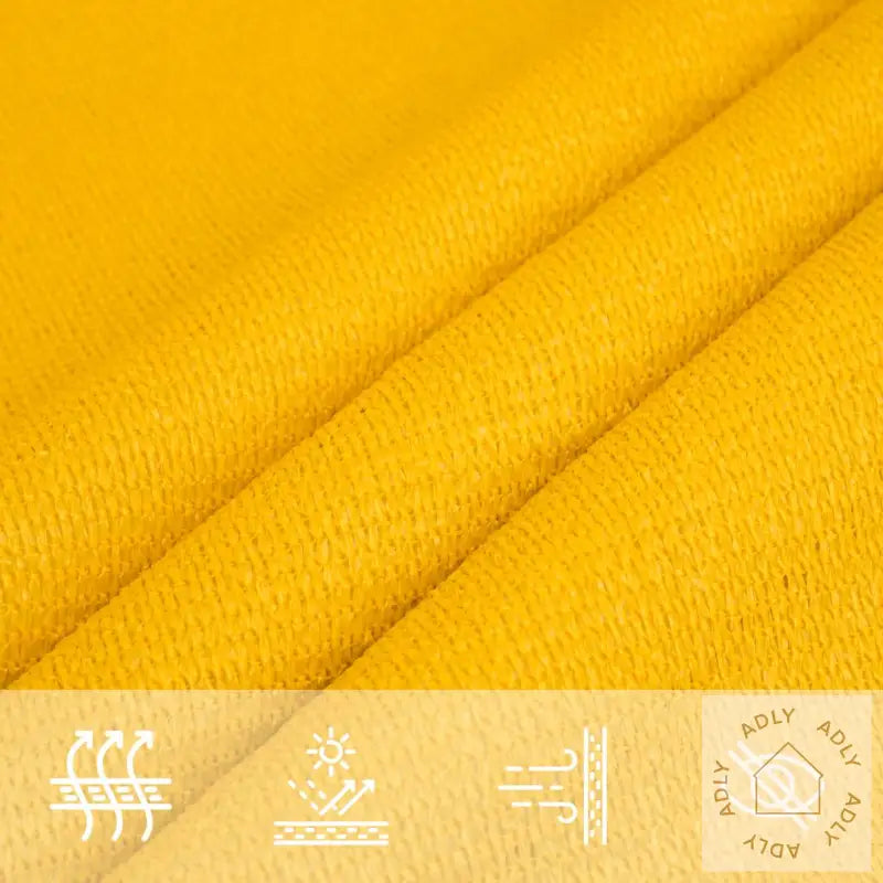 Solseil 160 G/M² Rektangulær Gul 5X8 M Hdpe