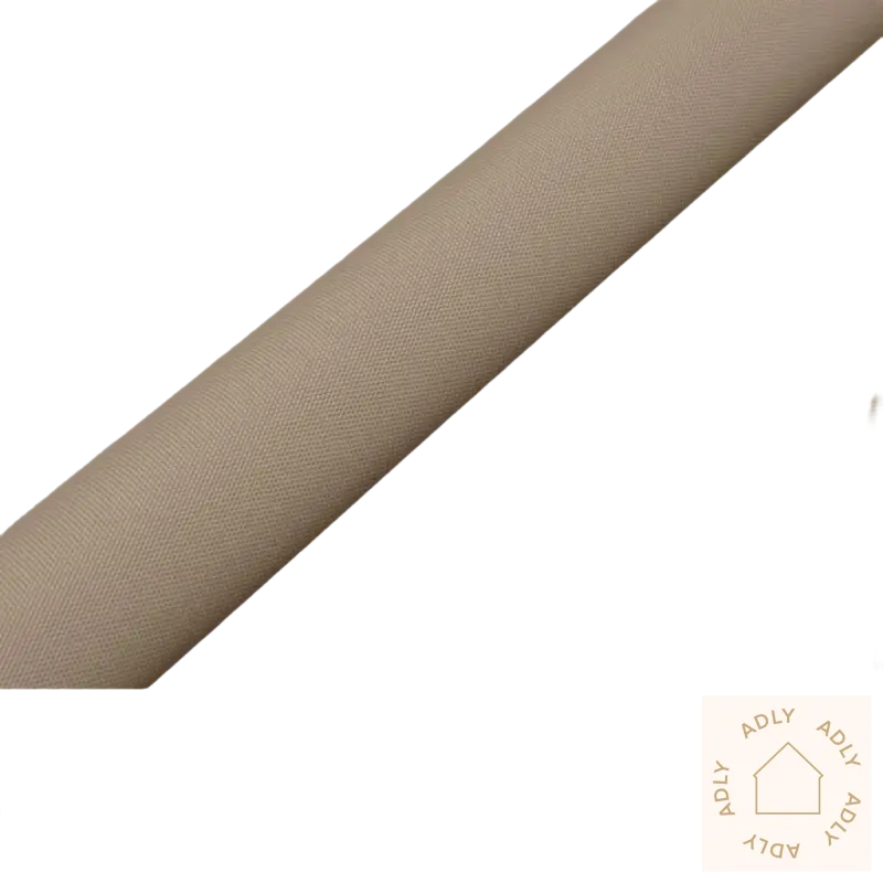 Beige PU-belagt oxfordstoff med rustfritt stål til hagemøbler med ytelsesikoner