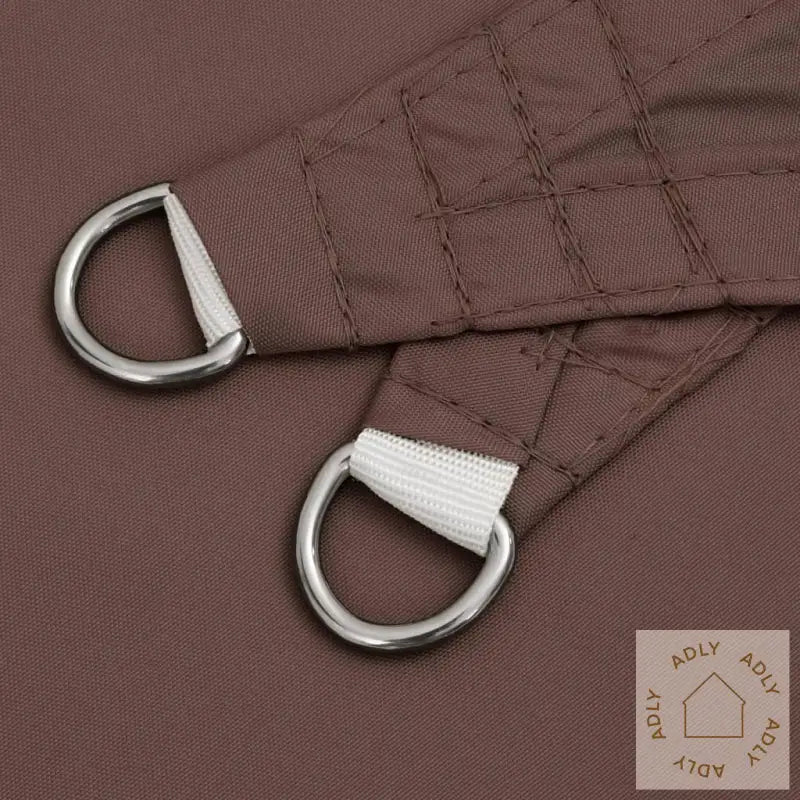 Solseil Oxfordstoff Trekantet 4X5X5 M Brun