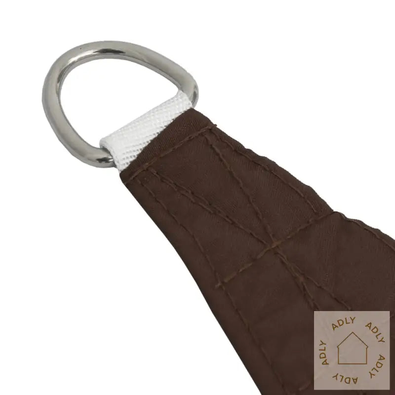 Solseil Oxfordstoff Trapesformet 3/5X4 M Brun