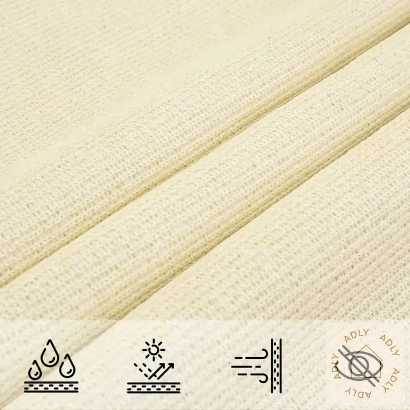 Solseil 160 G/M² Kremhvit 6X6 M Hdpe