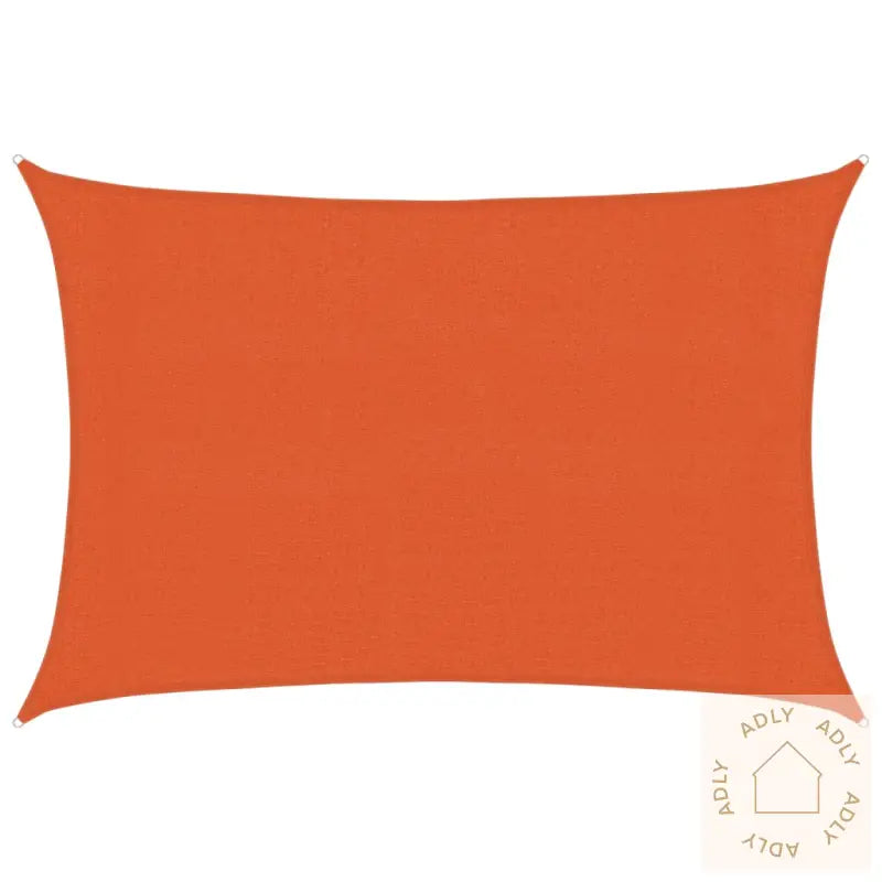 Solseil 160 G/M² Rektangulær Oransje 3X5 M Hdpe
