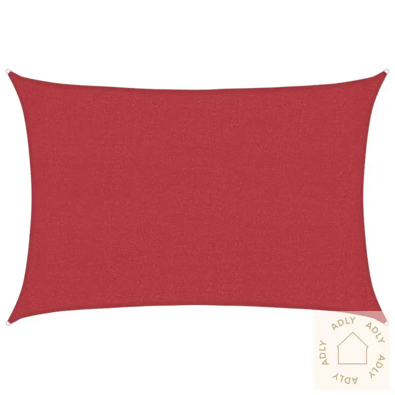 Solseil 160 G/M² Rød 2,5X4 M Hdpe