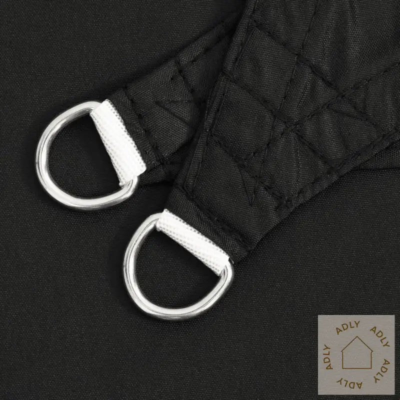 Solseil Oxfordstoff Trekantet 3X3X4,24 M Svart