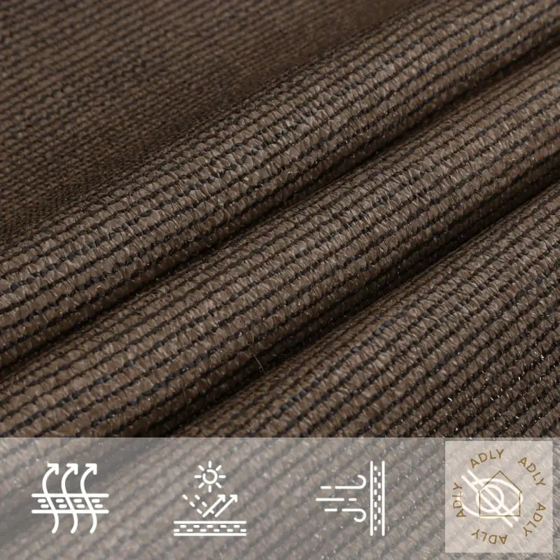 Solseil 160 G/M² Brun 3,5X5 M Hdpe