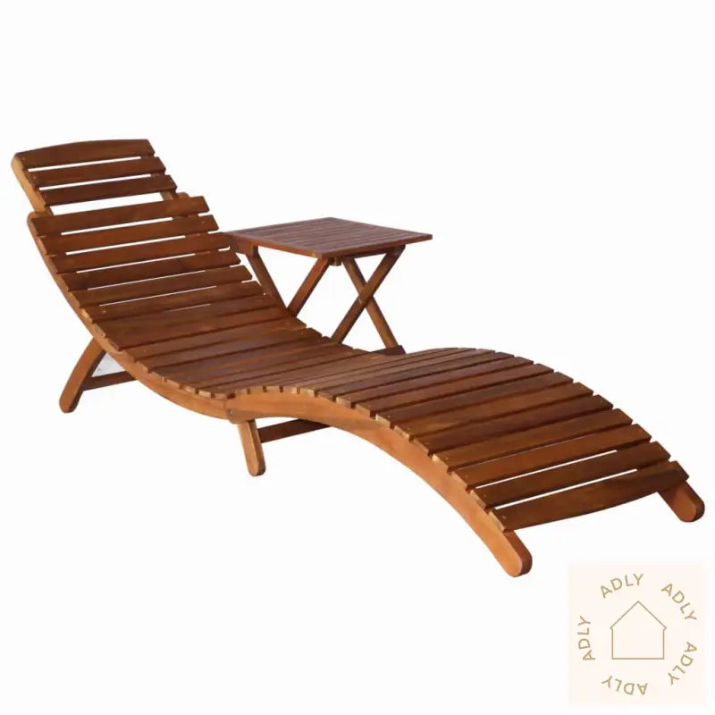 Solseng Med Bord Heltre Akasie Brun