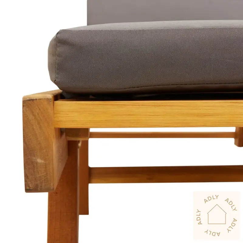 Solsenger 2 Stk Med Puter 200X68X83 Cm Heltre Akasie